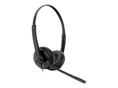 Yealink YHS34 DUAL écouteur/casque Avec fil Arceau Bureau/Centre d'appels Noir
