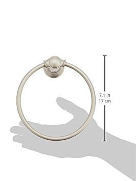 Moen YB8486BN Weymouth Towel Ring, Brushed Nickel
