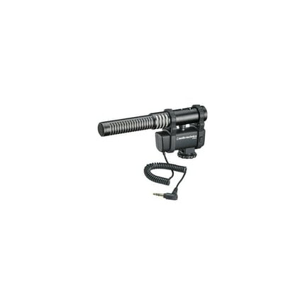 Audio-Technica AT8024 Stereo/Mono Camera-Mount Microphone,Black