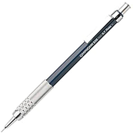 Pentel Of America 0.5 mm Fine Graphgear 500 Automatic Pencil PG525LEBP - Pack of 6