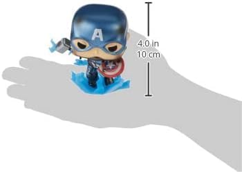 Funko 68656 Pop! Marvel: Avengers Endgame - Captain America (Metallic Glows in the Dark Special Edition) #1198