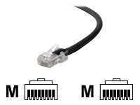 3FT CAT6 Black Snagless Patch Cord Taa