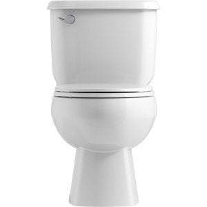 Kohler K-4775-96 Brevia Round Toilet Seat with Q2 Advantage, Biscuit