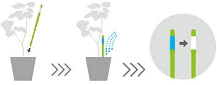 Sustee Aquameter, Set of 5, Plant Soil Moisture Sensor (Green, Large)