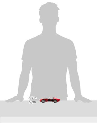 Jada 1:24 1969 Corvette con figura de Harley Quinn