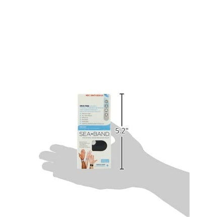 Sea-Band Anti-Nausea Acupressure Wristband for Motion & Morning Sickness, Pack of 2 Sets