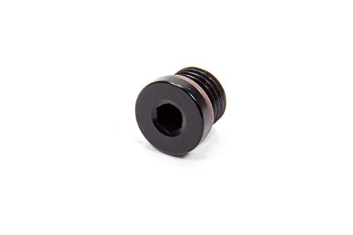 XRP IHP004 -4 Tapón de puerto de aluminio hexagonal interno negro
