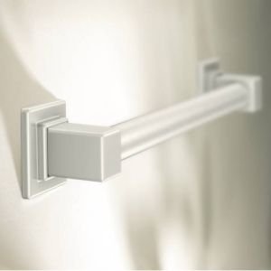 Moen YG8824BN 90 Degree 24-Inch Designer Grab Bar, Brushed Nickel