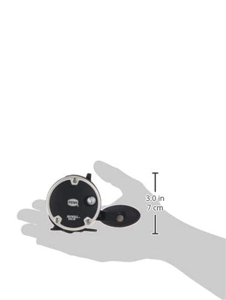 PENN Rival™ Level Wind, Fishing Reel, Conventional Reels, Sea - Boat and Kayak Fishing Reel - Heavy Duty Saltwater Reel for Cod, Bass, Flatfish, Rays, Tope, Pollack, Black/Silver, 20 | Right Hand