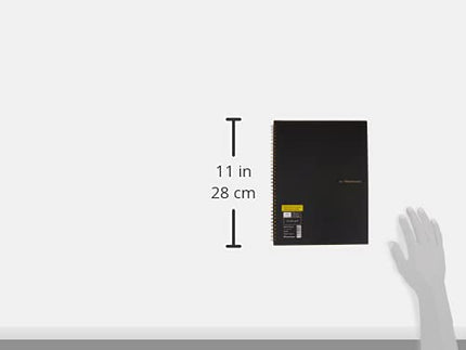 Maruman Mnemosyne Notebook 11.69 x 8.66 Inches (A4), 5mm dot Grid, 70 Sheets (N109), White