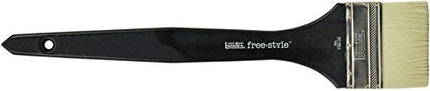Liquitex Freestyle Large Scale Brush, Broad Flat/Varnish 3-Inch, Long Handle