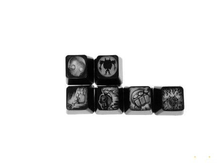 League of Legends Custom Keycaps (Champion Blitzcrank) - Laser Engraved with Each Champion's Portrait, Passive, and Skills. Fit with Any Mechanical Keyboard. League of Legends Gift for Gamers