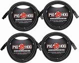 XLR 15 Foot 4 Pack Tour Grade Microphone Cables