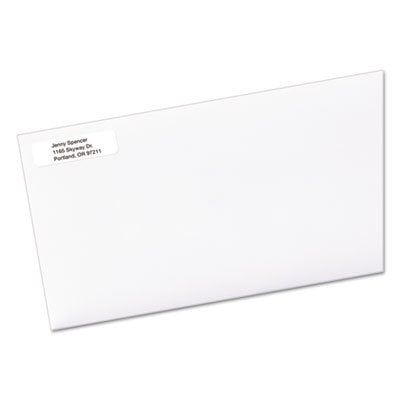 Avery White EcoFriendly Return Address Labels, 0.5 x 1.75 Inches, Box of 8000 (48467)