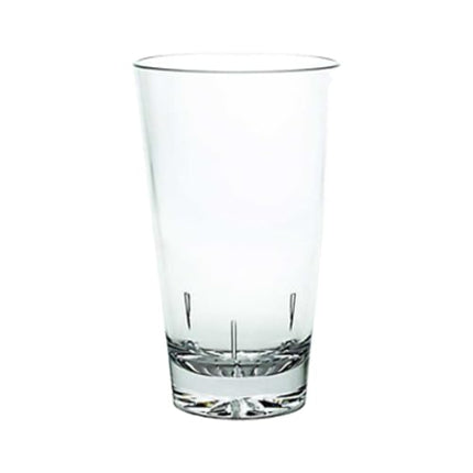 Pour44 PLTHMG016C Mixing Glass, 16 oz., 6"H, Starburst Base, Polycarbonate, Clear, Pack of 12