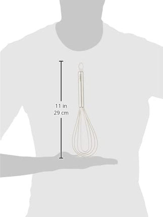 Cuisipro 10-Inch Silicone Flat Whisk, Frosted