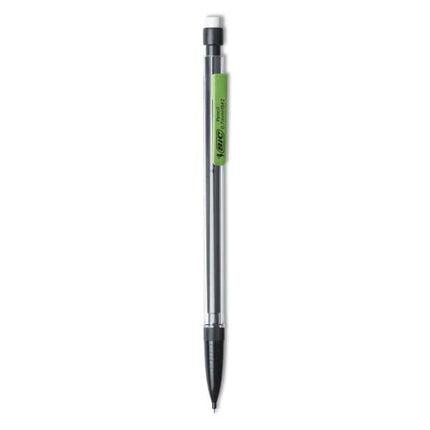 Crayons de papier mécaniques BIC Xtra Smooth avec gommes, Pointe moyenne (0,7 mm), Paquet de 12, 2 crayons parfaits pour les examens normalisés avec une écriture foncée qui s'efface proprement