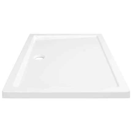 vidaXL Rectangular ABS Shower Base Tray White 70x100 cm