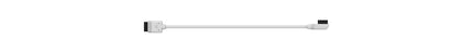 CORSAIR iCUE Link Slim Cables - 2X 200mm Straight/Slim 90° - White