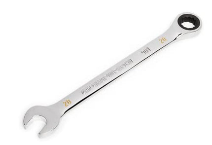 GEARWRENCH 20mm 4 Degree Swing Arch 12 Point Ratcheting Combination Wrench - 86920