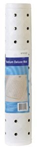 Tapis de bain Living Accents en vinyle blanc 15" X 22" sans latex