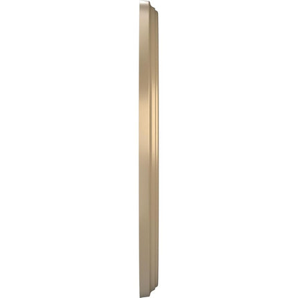 Ekena Millwork 10"OD x 3 1/2"ID x 3/4"P Berkshire Thermoformed PVC Ceiling Medallion (Fits Canopies up to 4 1/2"), Universal Metallic Champagne Mist