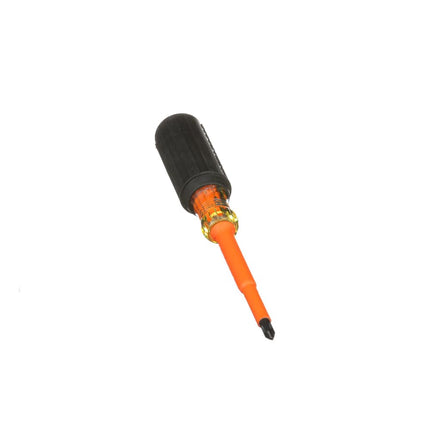 Klein Tools 603-4-INS Insulated Screwdriver, #2 Phillips Tip, 4-Inch, Made in USA