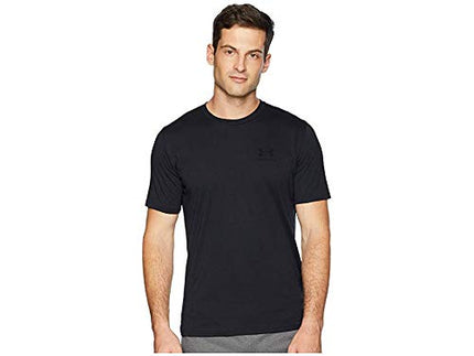 Under Armour Men's Sportstyle Left Chest Short Sleeve T-Shirt, Black, XXXL Tall