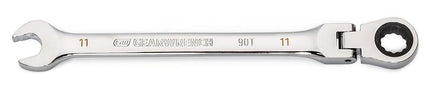 11mm 4 Degree Swing Arch 12 Point Flex Head Ratche