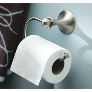 Moen DN7708BN Lounge Toilet Paper Holder, Brushed Nickel