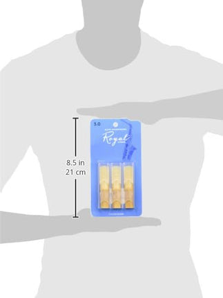 Rico Royal Alto Saxophone Reeds - Strength 3 - 3 Pack