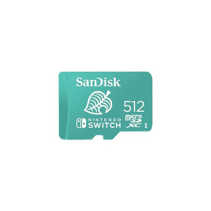 SANDISK microSD Card 512GB, Animal Crossing Leaf Edition
