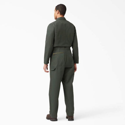 Dickies Luxury Coverall Men's Work Utilities Coveralls, olive, 1X alto