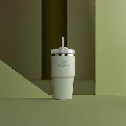 STANLEY Quencher H2.0 FlowState Stainless Steel Vacuum Insulated Tumbler with Lid and Straw for Water, Iced Tea or Coffee, Smoothie and More, Mist, 20oz