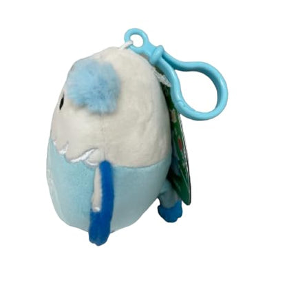 Squishmallows KellyToy Officiel Noël 2023 Clip-on Peluche 3,5 pouces (Duane Griffin)