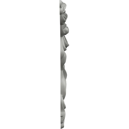 Ekena ONL11X15X01VE-R 11" W x 15 3/4" H x 1 1/8" P Versailles Large Ribbon with Bow Onlay, Right, Primed