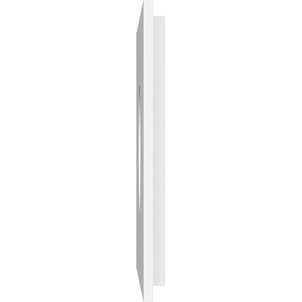 24"W x 12"H x 6"ID x 8 1/4"C x 1"P Rectangle Architectural Grade PVC Contemporary Ceiling Medallion