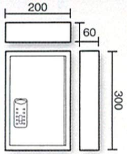 Kidde 001795 Combination TouchPoint Entry Key Locker, Clay, 30