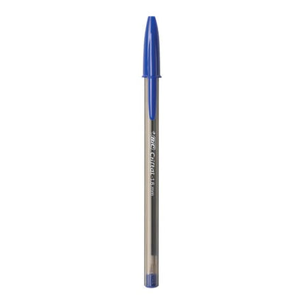 Lot économique de 48 – Stylo bille BIC Cristal Bold (1,6 mm), Bleu, 48 unités (MSBP241-BE)