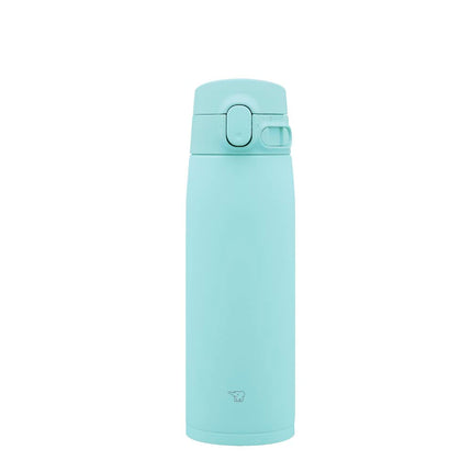Zojirushi SM-VA60-AM Water Bottle, One-Touch Stainless Steel Mug, Seamless, 20.3 fl oz (600 ml), Mint Blue