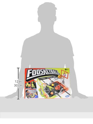 Hasbro Gaming Juego Foosketball, El Fútbol de Mesa Más Baloncesto de Disparar y Anotar, no buscado Juego de Mesa para Niños de 8 Años en Adelante, para 2 Jugadores