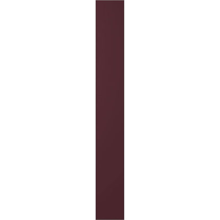 Ekena Millwork ARW101BF207X35WRH Americraft Exterior Real Wood Two Equal Panel Framed Board-n-Batten Shutters (Per Pair), 7"W x 35"H, Wine Red