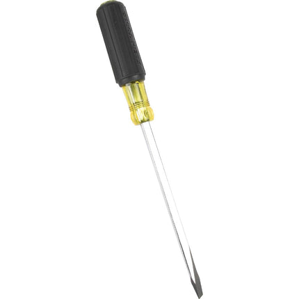 Klein Tools 600-8 Flathead Screwdriver with 3/8-Inch Keystone Tip, Made in USA, 8-Inch Heavy Duty Square Shank