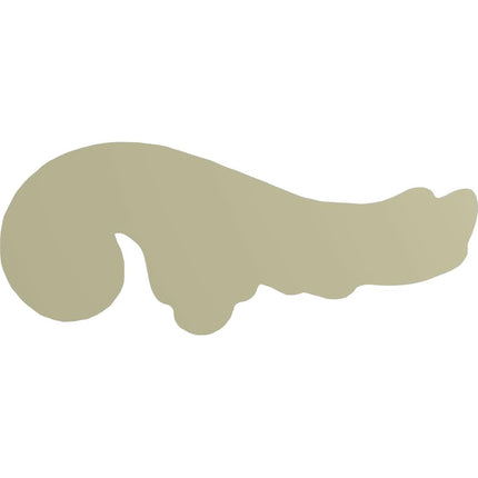 Ekena ONL03X01WA-L 3 W x 1 5/8" H x 1/4" P Wakefield Leaf Scroll Onlay, Left, Primed
