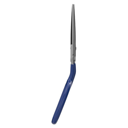 Klein Tools G718LRC Heavy-Duty Carpet Shear, Made in USA, 9-Inch Nickel-Plated Scissors with Offset Curved Handles, Carpet Installation, Fabric, Upholstery, Professional or DIY Usage