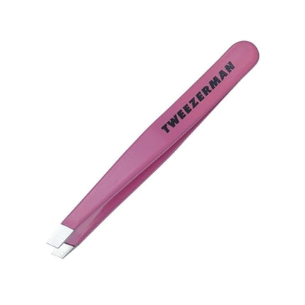 Tweezerman Mini Slant Stainless Steel Tweezer, Flamingo
