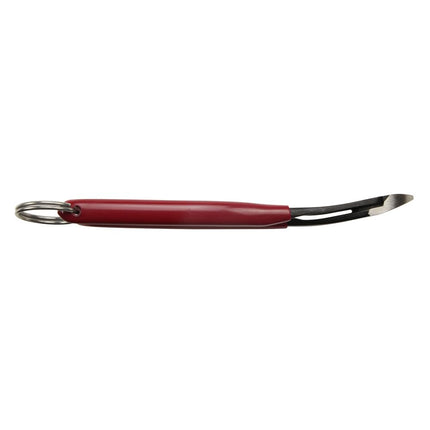 Klein Tools D248-9STT Pliers, Ironworker's Diagonal Cutting Pliers with High-Leverage Design ad Split Ring for Tethering, 8-Inch