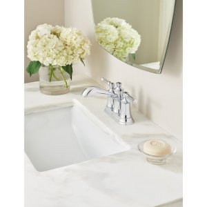 Moen Dartmoor Two-Handle Low Arc Bathroom Faucet, Oil Rubbed Bronze (6802ORB)