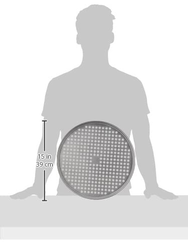 Cuisinart 14-Inch Pizza Pan, Chef's Classic Nonstick Bakeware, Silver, AMB-14PPP1