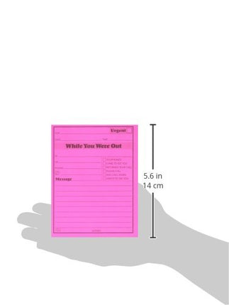 Adams Neon 5 x 4 Inches While You were Out Message Pad 6 Pack (9711NEON)